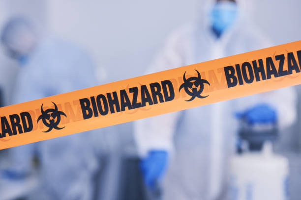 Professional Blood Cleanup technician working in Thornton, PA